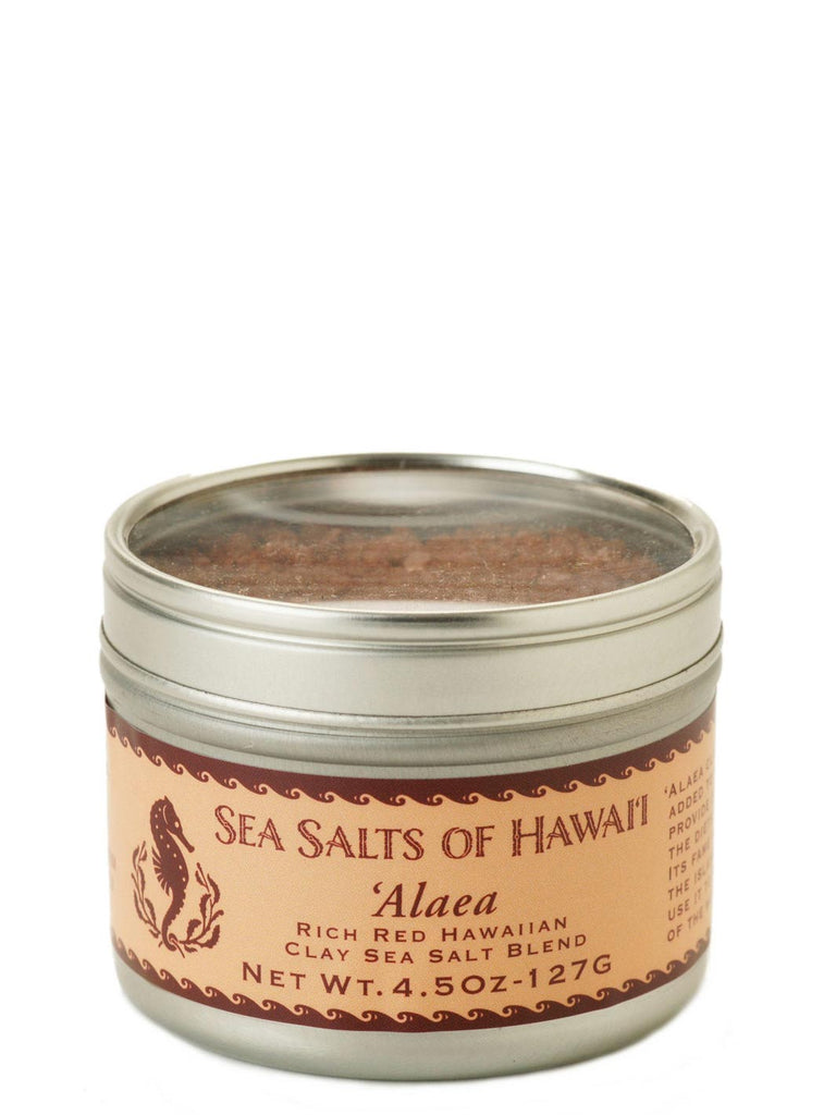 Alaea Rich Red Hawaiian Clay Sea Salt Blend - 4.5 ounce tin